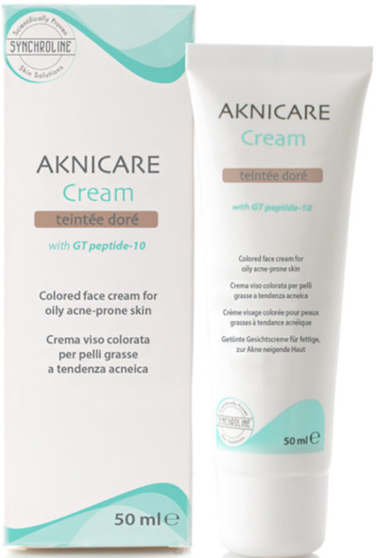 AKNICARE CREAM CREMA COLORATA TEINTEE DORE' 50 ML - dottorbianchi.it
