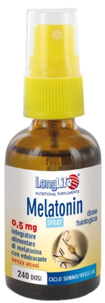 LONGLIFE MELATONIN SPRAY 0,5MG 30 ML - dottorbianchi.it