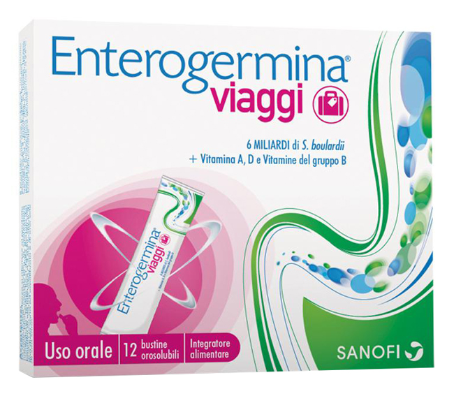 ENTEROGERMINA VIAGGI 12 BUSTINE OROSOLUBILI CONFEZIONE STANDARD - dottorbianchi.it