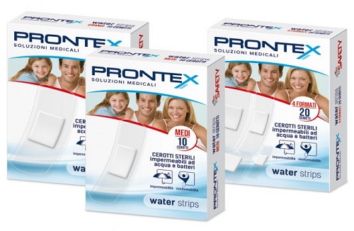 CEROTTO PRONTEX WATER STRIPS ASSORTITO 20 PEZZI - dottorbianchi.it