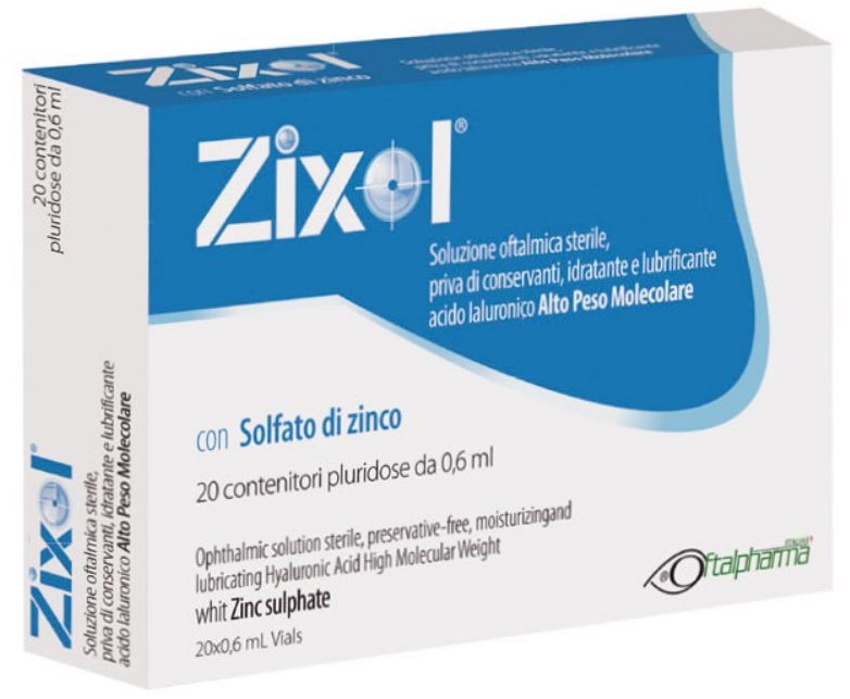 GOCCE OCULARI ZIXOL 20 FLACONCINI 0,6 ML - dottorbianchi.it