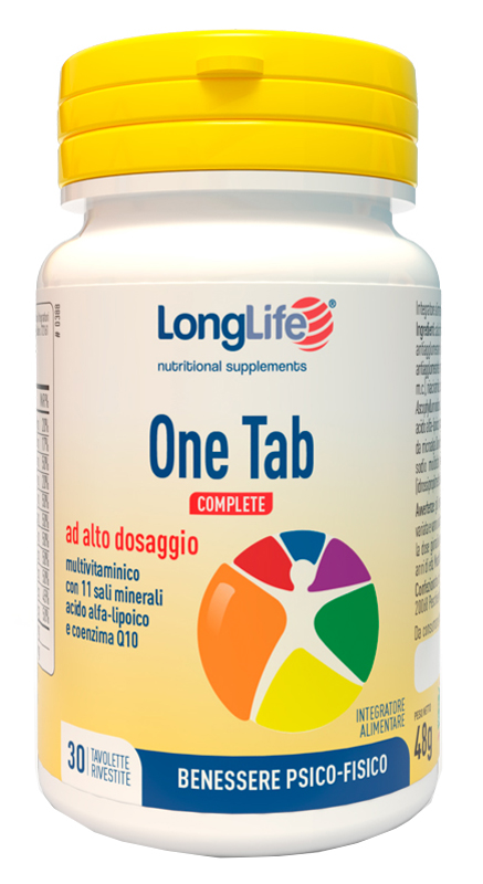 LONGLIFE ONE TAB COMPLETE 30 TAVOLETTE - dottorbianchi.it