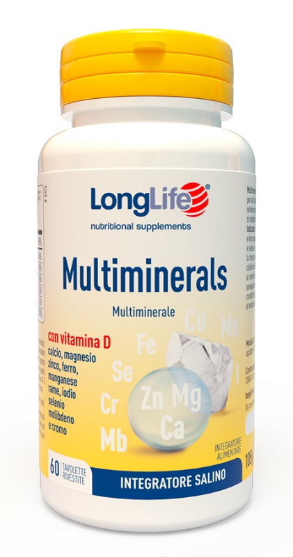 LONGLIFE MULTIMINERALS 60 TAVOLETTE - dottorbianchi.it