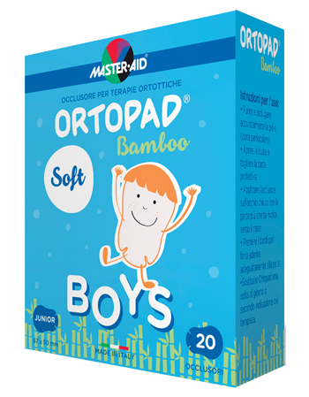 CEROTTO OCULARE PER ORTOTTICA ORTOPAD SOFT BOYS JUNIOR 20 PEZZI - dottorbianchi.it
