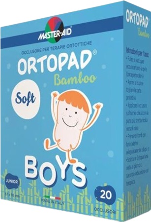 CEROTTO OCULARE PER ORTOTTICA ORTOPAD SOFT BOYS REGULAR 20 PEZZI - dottorbianchi.it