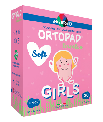CEROTTO OCULARE PER ORTOTTICA ORTOPAD SOFT GIRLS JUNIOR 20 PEZZI - dottorbianchi.it