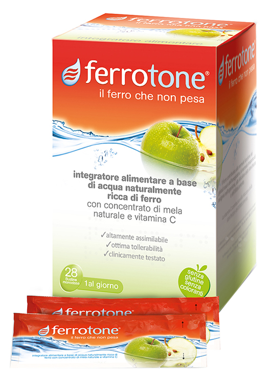 FERROTONE APPLE 28 SACCHETTI 25 ML - dottorbianchi.it