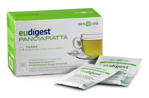 BIOSLINE EUDIGEST TISANA DOPOPASTO 20 BUSTE 40 G - dottorbianchi.it
