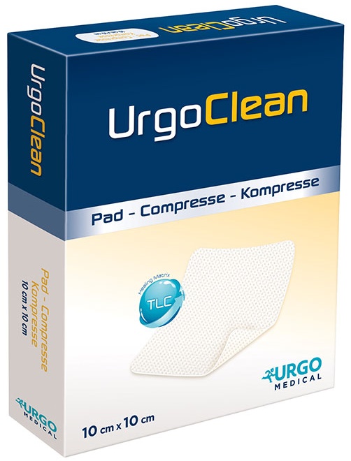 MEDICAZIONE TNT ASSORBENTE GELIFICANTE URGOCLEAN 10X10CM 10 PEZZI - dottorbianchi.it