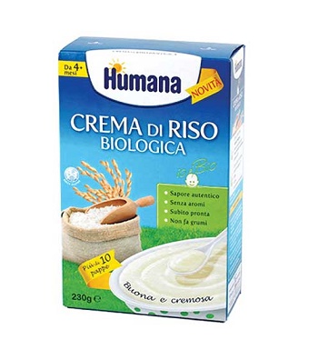 HUMANA CREMA DI RISO BIOLOGICO 230 G - dottorbianchi.it