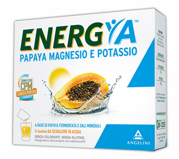 ENERGYA PAPAYA MAGNESIO POTASSIO 14 BUSTINE - dottorbianchi.it