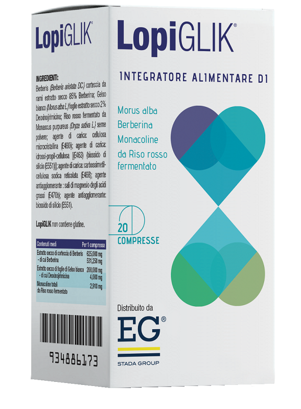 LOPIGLIK 20 COMPRESSE 1,15 G - dottorbianchi.it