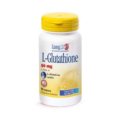 LONGLIFE L-GLUTATHIONE 90 COMPRESSE 50 MG - dottorbianchi.it