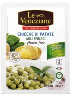 LE VENEZIANE CHICCHE DI PATATE AGLI SPINACI 500 G - dottorbianchi.it