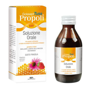 GOLASEPT TUSS PROPOLI BABY SOLUZIONE ORALE 150 ML - dottorbianchi.it