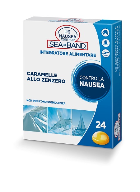 P6 NAUSEA CONTROL CARAMELLE ANTI NAUSEA VIAGGIO ALLO ZENZERO 24 PEZZI - dottorbianchi.it