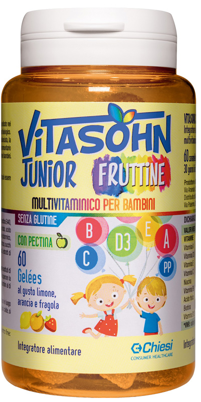 VITASOHN JUNIOR FRUTTINE 60 CARAMELLE - dottorbianchi.it