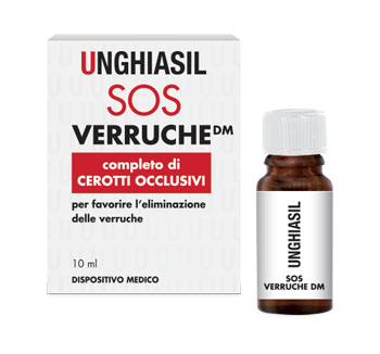 DISPOSITIVO MEDICO PER VERRUCHE IN FLACONE CON PENNELLINO 10 ML + 9 CEROTTI COPRIVERRUCA - dottorbianchi.it