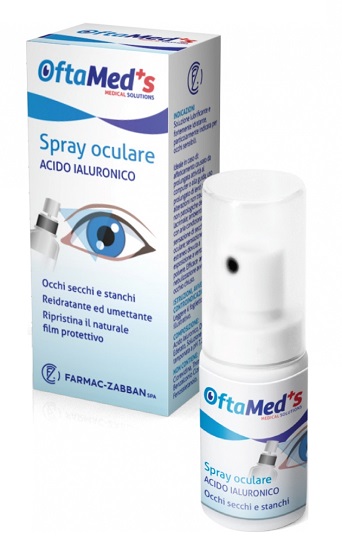 OFTAMED'S SPRAY CULARE OCCHI SECCHI E STANCHI ACIDO IALURONICO 10 ML - dottorbianchi.it