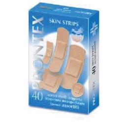 CEROTTO PRONTEX SKIN STRIPS 5 FORMATI ASSORTITI ASTUCCIO 40 PEZZI - dottorbianchi.it