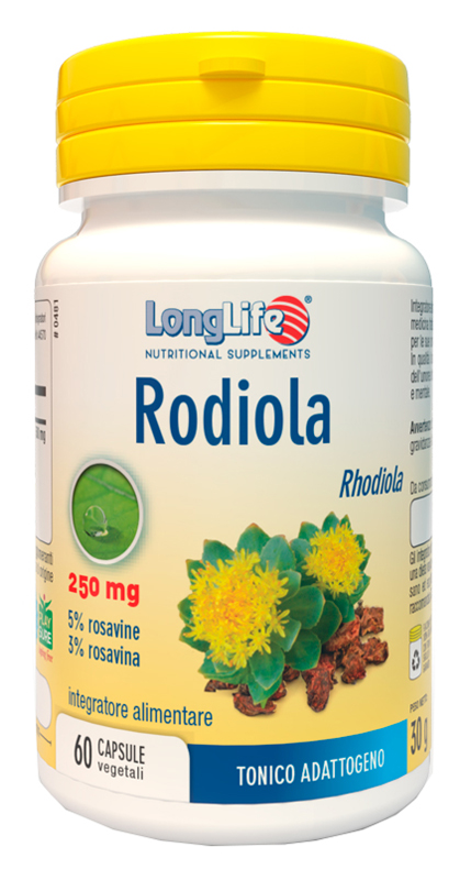 LONGLIFE RODIOLA 60 CAPSULE VEGETALI - dottorbianchi.it