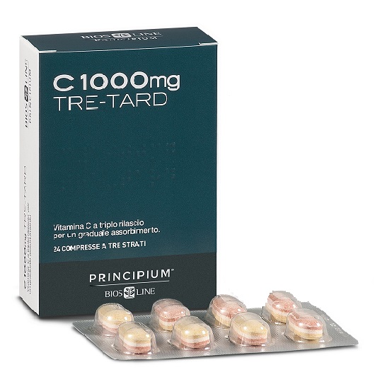 PRINCIPIUM C 1000 MG TRE-TARD 24 COMPRESSE A TRE STRATI - dottorbianchi.it