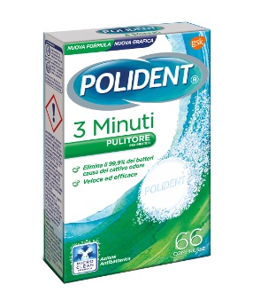 POLIDENT 3 MINUTI 66 COMPRESSE - dottorbianchi.it