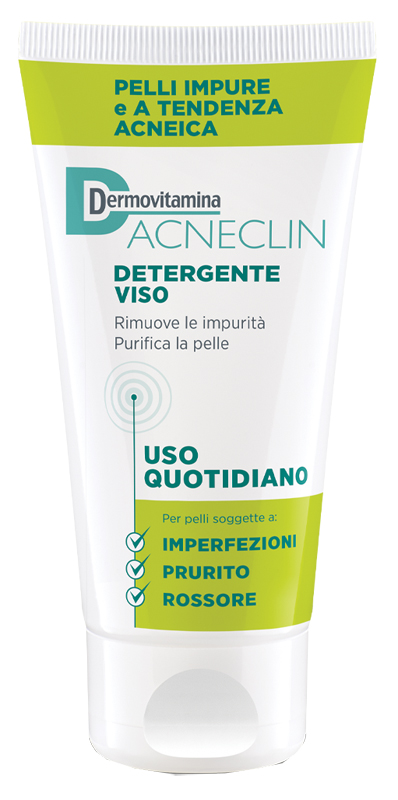DERMOVITAMINA ACNECLIN DETERGENTE VISO USO QUOTIDIANO 200 ML - dottorbianchi.it