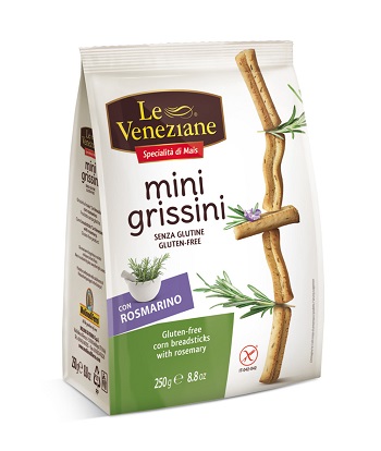 LE VENEZIANE MINI GRISSINI ROSMARINO 250 G - dottorbianchi.it