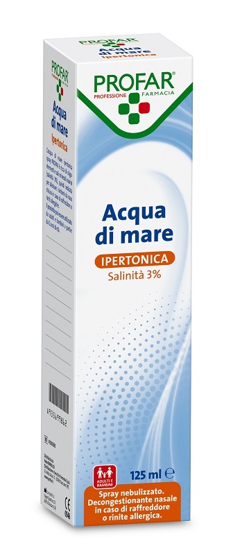 ACQUA DI MARE SPRAY IPERTONICA 3% PROFAR 125 ML - dottorbianchi.it