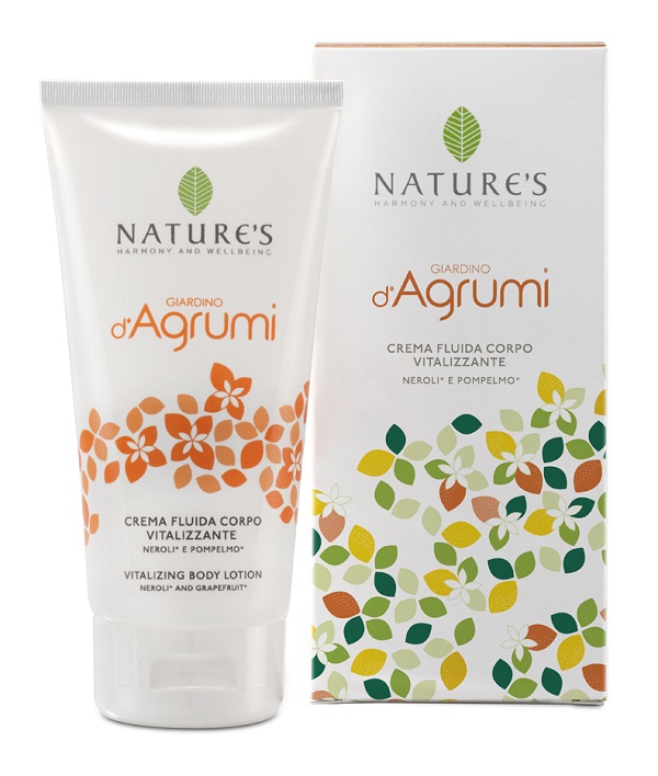 NATURE'S IL GIARDINO D'AGRUMI CREMA FLUIDA CORPO VITALIZZANTE 150 ML - dottorbianchi.it