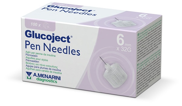 AGO PER PENNA DA INSULINA GLUCOJECT 6 MM GAUGE 32 100 PEZZI - dottorbianchi.it