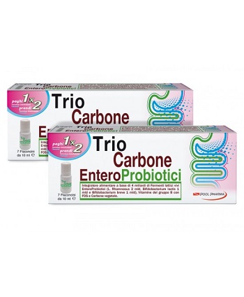 TRIOCARBONE ENTEROPROBIOTICI 7 FLACONCINI X 10 ML - dottorbianchi.it