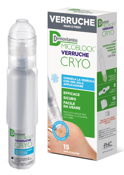 DERMOVITAMINA MICOBLOCK VERRUCHE CRYO SPRAY 38 ML - dottorbianchi.it