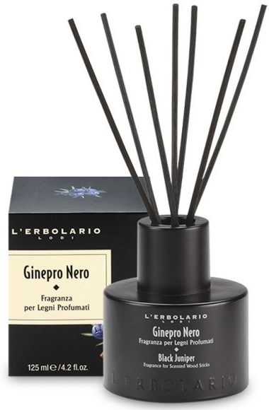 GINEPRO NERO FRAGRANZA LEGNI PROFUMATI CON BASTONCINI 125 ML - dottorbianchi.it