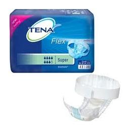 PANNOLONE A CINTURA PER INCONTINENZA TENA FLEX SUPER SMALL 30 PEZZI - dottorbianchi.it