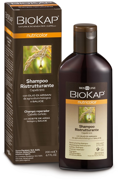 BIOKAP NUTRICOLOR SHAMPOO RISTRUTTURANTE 200 ML - dottorbianchi.it