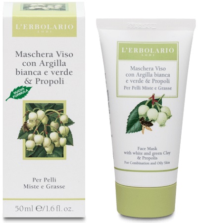 MASCHERA VISO ALL'ARGILLA E ALLA PROPOLI 50 ML - dottorbianchi.it