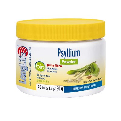 LONGLIFE PSYLLIUM POWDER BIO 180 G - dottorbianchi.it
