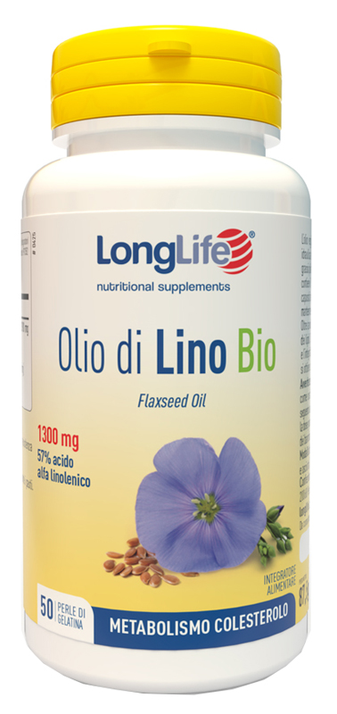 LONGLIFE OLIO DI LINO BIO 50 PERLE - dottorbianchi.it