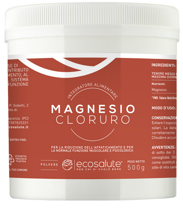 MAGNESIO CLORURO POLVERE 500 G - dottorbianchi.it