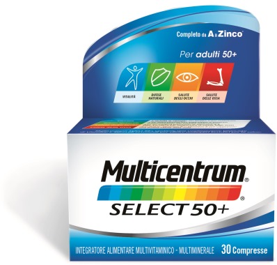 MULTICENTRUM SELECT 50+ 30 COMPRESSE - dottorbianchi.it