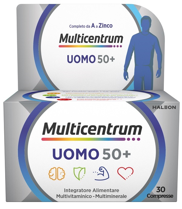 MULTICENTRUM UOMO 50+ 30 COMPRESSE - dottorbianchi.it