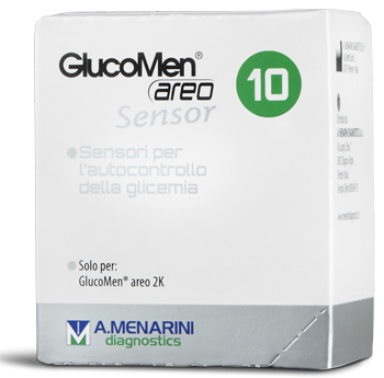 STRISCE GLUCOMEN AREO SENSOR PER ANALISI DEL GLUCOSIO 10 PEZZI - dottorbianchi.it