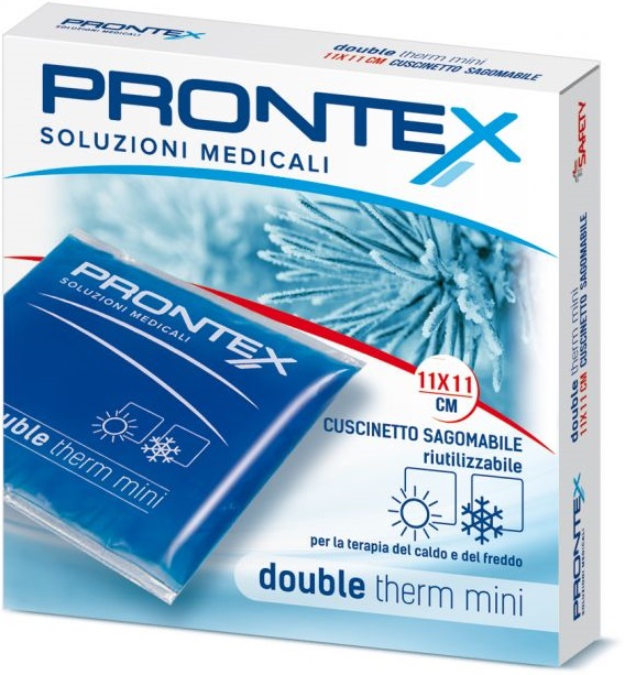 PRONTEX CUSCINETTO IN GEL RIUTILIZZABILE DOUBLE THERM 11X11CM - dottorbianchi.it
