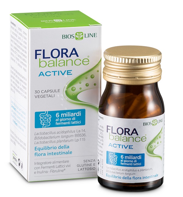 BIOSLINE FLORABALANCE ACTIVE 30 CAPSULE VEGETALI - dottorbianchi.it