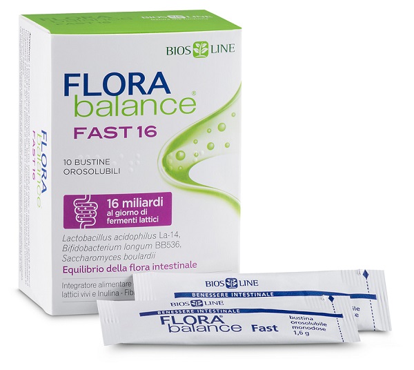 BIOSLINE FLORABALANCE FAST 10 BUSTINE OROSOLUBILI - dottorbianchi.it
