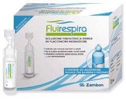 FLUIRESPIRA SOLUZIONE FISIOLOGICA STERILE 30 FLACONCINI MONODOSE DA 5ML - dottorbianchi.it