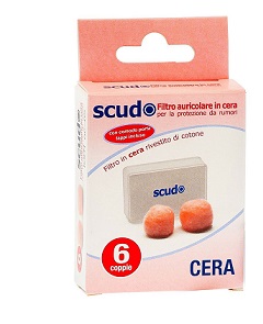 TAPPO AURICOLARE EARPLUG SCUDO IN CERA 6 COPPIE 12 PEZZI ARTICOLO 7EN081 - dottorbianchi.it