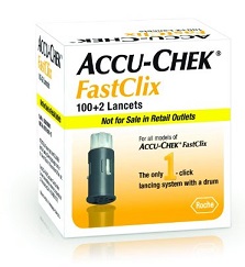 LANCETTE PUNGIDITO ACCU-CHEK FASTCLIX 100 + 2 PEZZI - dottorbianchi.it